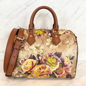 (SOLD) Louis Vuitton Speedy 25 Bandouliere Garden Collection